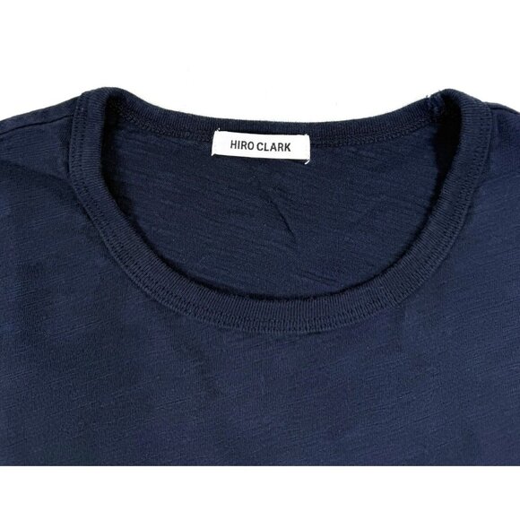 Hiro Clark T-Shirt Mens Size Large Navy Based On A True Story Short Sleeve - Picture 6 of 10